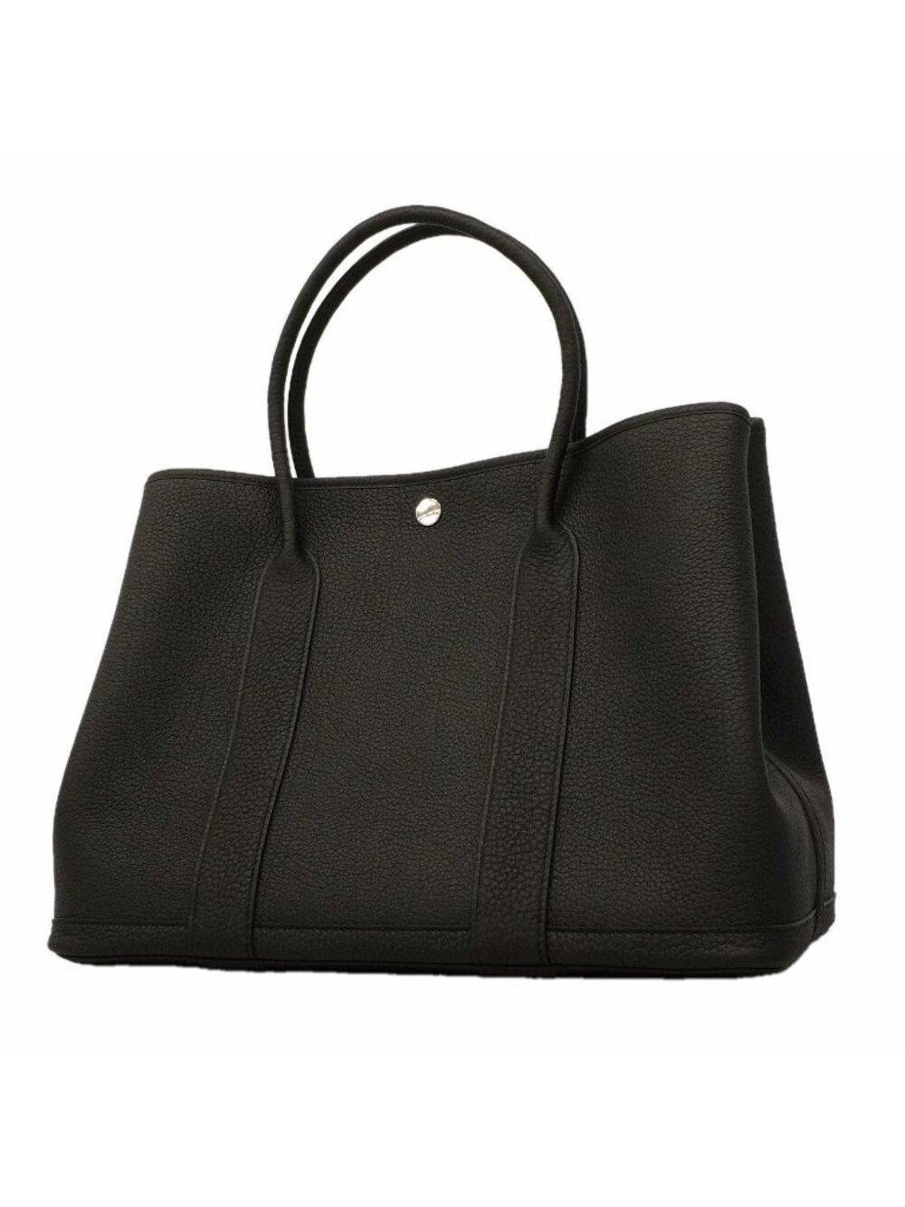 Hermes Tote Garden Party PM Negonda Black Silver